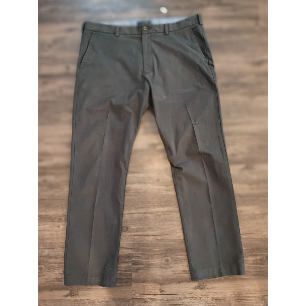 Banana Republic Fulton Skinny Chino Pants Mens‎ 38x32 Dark Gray Charcoal Cotton